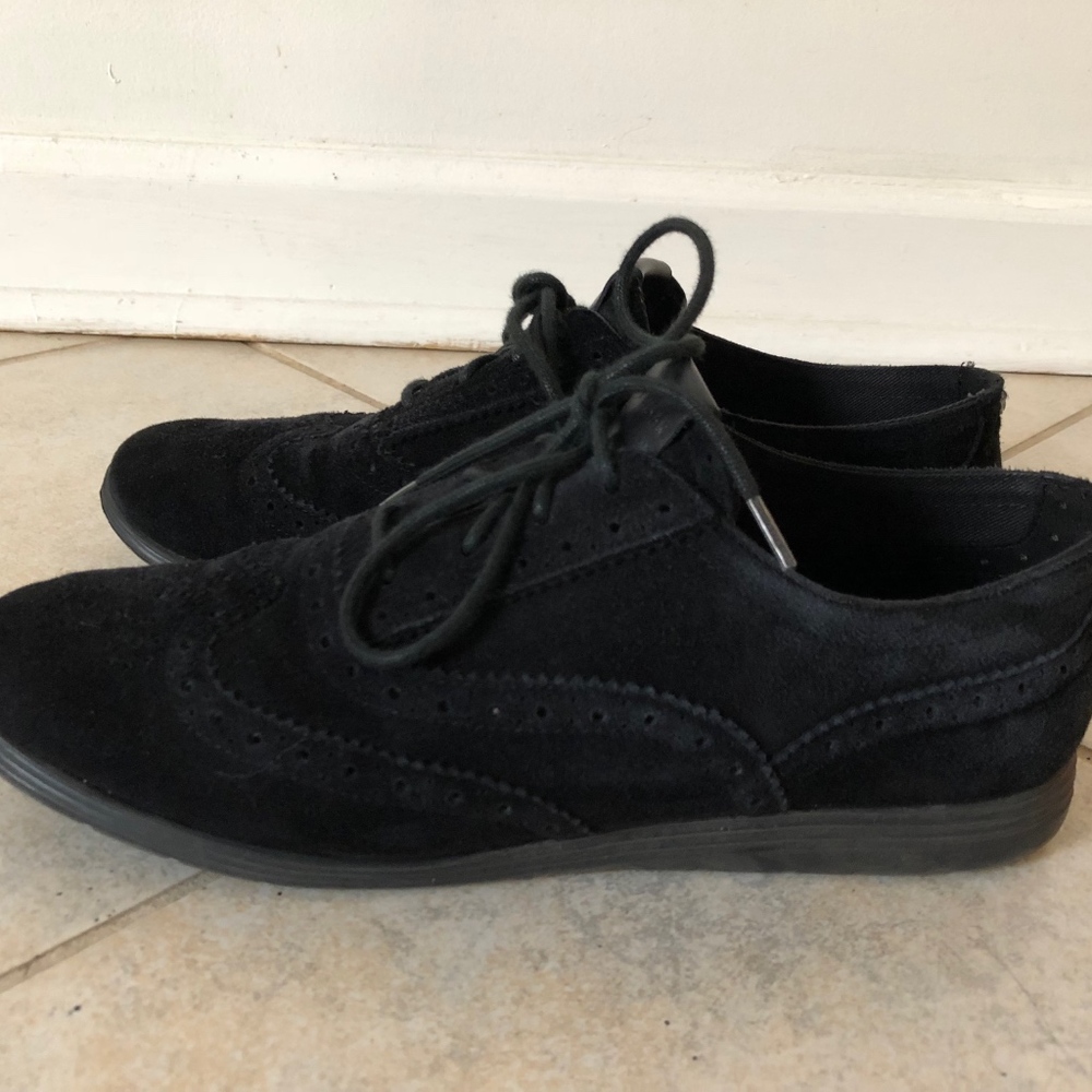 Cole Haan Shoes Grand Tour Oxford Black Suede -8